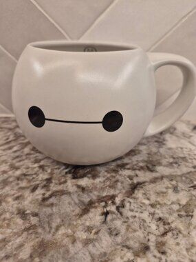Disney Baymax Mug With Emoticon Interior Design White Ceramic Microwave Safe